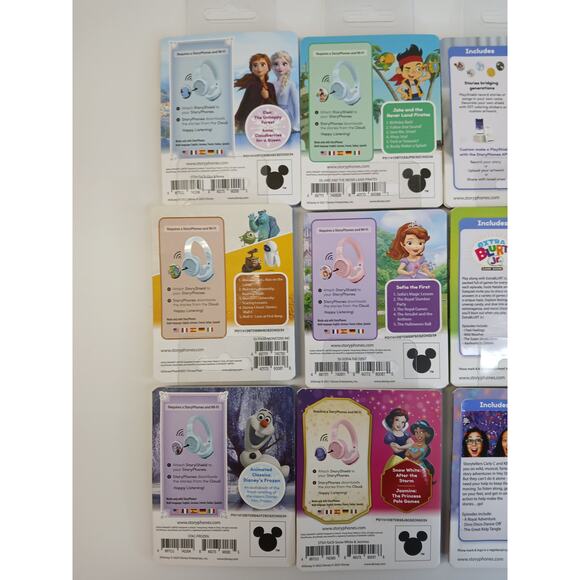 StoryPhones 12 PACK NEW Story Shields Disc Disney Headphones Storytelling SEALED - Picture 5 of 6